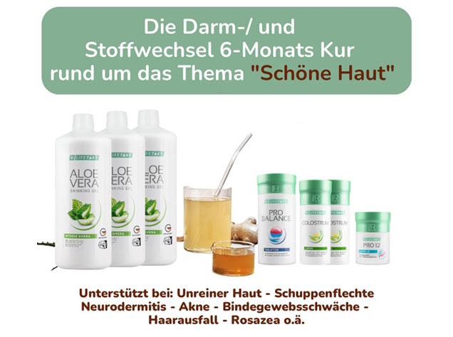 aloe vera darmkur haut