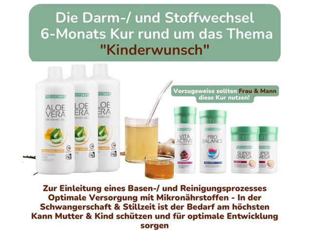 aloe vera darmkur kinderwunsch